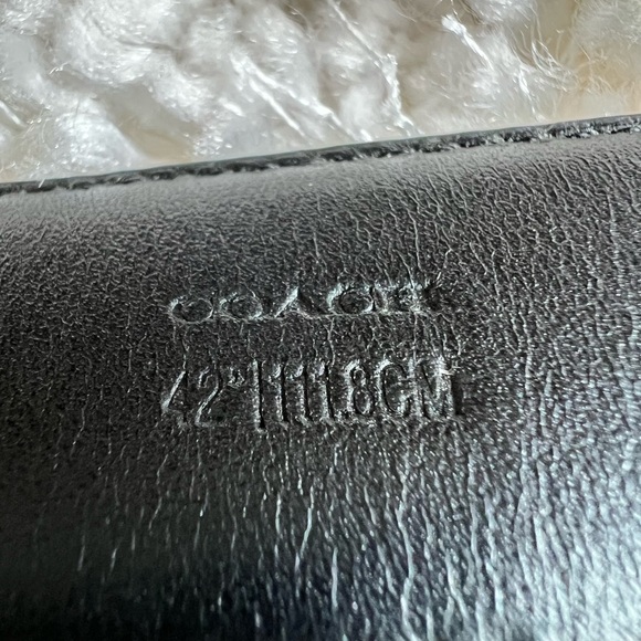 Coach Harness Buckle Reversible cut to size belt - Picture 12 of 14